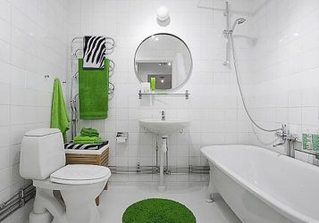 Azulejo para uma pequena casa de banho (mais de 150 Design Fotos): A combinação ideal de estilo e decoração