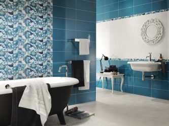 Azulejos para un baño pequeño (más de 150 fotos de diseño): la combinación óptima de estilo y decoración