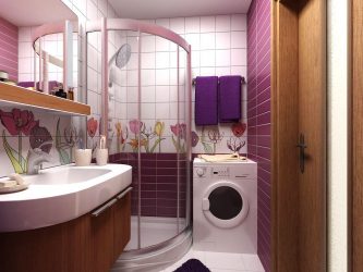 Piastrelle per un piccolo bagno (oltre 150 foto di design): la combinazione ottimale di stile e arredamento