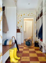 Telhas no chão no corredor (245+ Fotos) - Como escolher e colocar? Opções modernas e bonitas