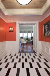 Azulejos en el suelo en el pasillo (245+ fotos) - ¿Cómo elegir y colocar? Opciones modernas y bonitas.