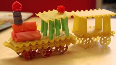 Modèles Artisanat à base de céréales et de pâtes pour les enfants avec leurs propres mains (185+ Photos) - La solution originale pour décorer la maison et pas seulement