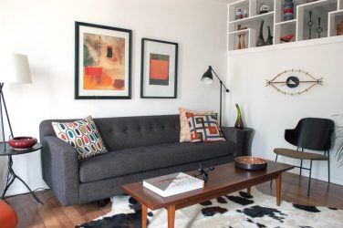 Σύγχρονοι καναπέδες και στενές καναπέδες με υπνοδωμάτιο από το Α έως το Ω (175+ Φωτογραφίες στην κουζίνα και στο σαλόνι)