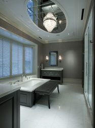 سقف الرف في الحمام: 4 خطوات لتحقيق نتيجة مثالية. تركيب DIY