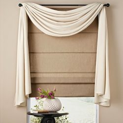 Roman curtains in the interior (205+ Photos) - Stylish window decoration with your own hands (step by step instructions)