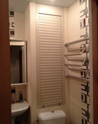 บานประตูหน้าต่างในห้องน้ำ - ทางเลือกของคนทันสมัย ตัวเลือก 70+ (ภาพถ่าย) และความแตกต่างของการติดตั้ง