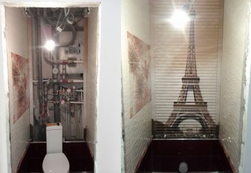 Κουρτίνες στην τουαλέτα - Η επιλογή του σύγχρονου ανθρώπου. 70+ (Φωτογραφία) και τις αποχρώσεις της εγκατάστασής τους