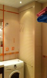 화장실에있는 셔터 - 현대인의 선택. 설치의 70+ (사진) 옵션 및 뉘앙스