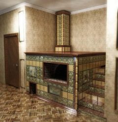 ¡La simbiosis del presente y del pasado! Estufas rusas originales en los interiores de las casas.