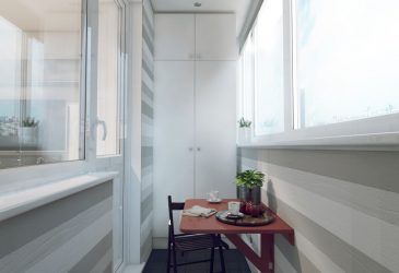 Reka bentuk balkoni dengan almari pakaian - kami menjimatkan ruang apartmen (165+ Foto). Bagaimana untuk membuat almari cantik dengan tangan anda sendiri?