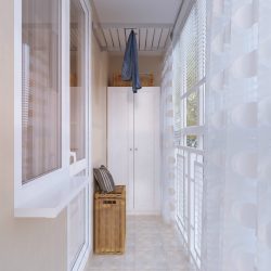 Design balcon cu garderobă - salvăm spațiul de apartament (165+ fotografii). Cum sa faci un dulap frumos cu mainile tale?