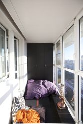 Dolaplı balkon tasarımı - daire alanından tasarruf ediyoruz (165+ Fotoğraf). Kendi ellerinle güzel bir dolap nasıl yapılır?