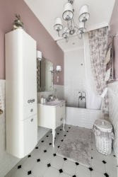 Armoire de salle de bain (130+ Photos): modèles que vous ne connaissiez pas (sol, angle, suspendu)