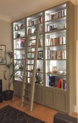 Boekenkasten met glazen deuren - 170+ (foto) Modelopties