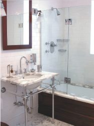 Valet av gardiner i badrummet: 175+ (Foto) för din design (tyg, plast, glas)