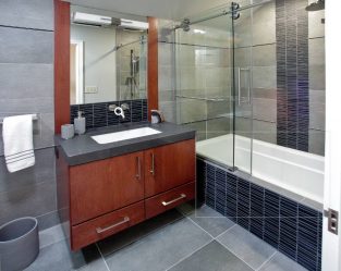 Η επιλογή των κουρτινών στο μπάνιο: 175+ (φωτογραφία) για το σχεδιασμό σας (ύφασμα, πλαστικό, γυαλί)