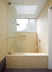 Alegerea perdelelor în baie: 175+ (fotografie) pentru designul dvs. (țesătură, plastic, sticlă)