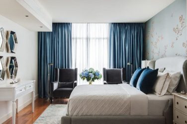 Cortinas para el dormitorio: 265+ (Fotos) Novedades para el diseño moderno
