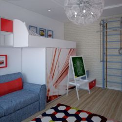 Dinding Sweden di sebuah apartmen untuk kanak-kanak dan orang dewasa dengan tangan mereka sendiri (135+ Foto)