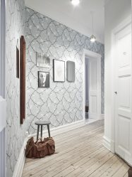 회색 벽지 (140 장 이상의 사진)가있는 인테리어 디자인 : 선택 및 조합에 대한 일반 규칙