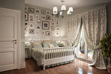 غرف النوم الداخلية بأسلوب بروفانس: 150+ (صور) أفكار لخلق الجمال والراحة