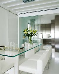 Tavoli in vetro: affidabilità ed esclusività degli interni. 285+ (foto) opzioni con gusto designer