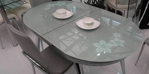 Γυάλινα τραπέζια - αξιοπιστία και αποκλειστικότητα του εσωτερικού. Επιλογές 285+ (Φωτογραφία) με γούστο σχεδιαστών