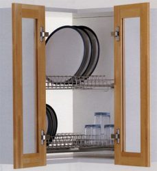 Le séchoir de cuisine pour vaisselle dans une caisse (115+ Photos) - encastré, angulaire, en acier inoxydable. Lequel choisissez-vous?