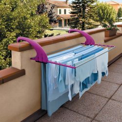 85+ Снимки на инструменти за сушене на дрехи на балкона го направете сами: Закачалка, Lianas, Въжета. Коя възможност да изберете?