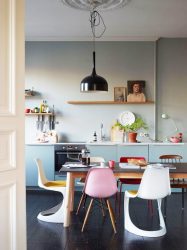 Cara memilih warna untuk dapur: Petua praktikal (200+ Foto)