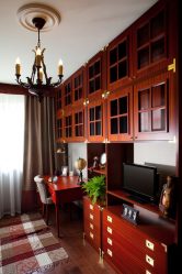 Wenge in the interior: 160+ (Photo) color combinations with furniture (design of the living room, bedroom, hallway)