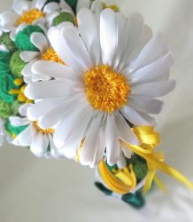 리본으로 꽃 만드는 법 자신 만의 손 (90 개 이상의 사진) : 아름다운 버드 만들기를위한 간단한 마스터 클래스