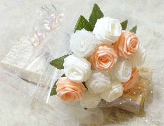 Cách làm hoa từ ruy băng Tự làm bằng tay (90+ Ảnh): Các lớp học đơn giản để tạo nụ đẹp