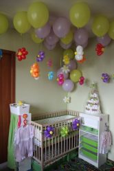अपने हाथों से बच्चे के जन्मदिन के लिए एक कमरे को कैसे सजाने के लिए? 140 उज्ज्वल विचारों की तस्वीरें
