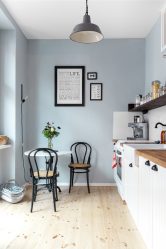 Cum sa faci o bucatarie ingusta si lunga: nuante si trucuri pentru un mic interior (175+ Fotografii)