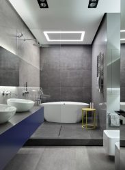Evyeli ve Lavabosuz Banyo Tasarımı: Mobilya seçimi (165+ Fotoğraf). Tercih edilen nedir?