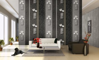 Vinyl wallpaper on non-woven base (240 + Photo): from simple options to 3D printing