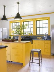 الداخل مع الحموضة: + 135 صور من المطبخ باللون الأصفر. نبدأ الصباح بقوة ومشمس