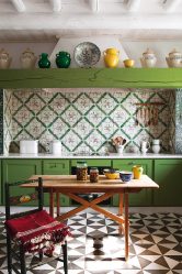 نضارة وسلامة الأخضر في تزيين: 130+ صور للمطبخ الأخضر في الداخل. ما يعطي هذا اللون الطبيعي؟