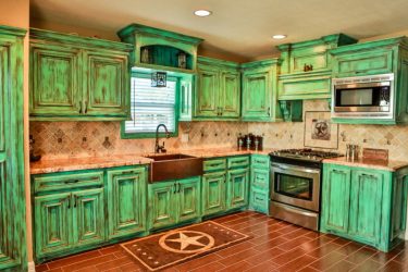 Fraîcheur et sécurité du vert dans la décoration: 130+ Photos de la cuisine verte à l'intérieur. Qu'est-ce qui donne cette couleur naturelle?