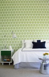 ग्रीन वॉलपेपर: अपने इंटीरियर के लिए 200+ डिज़ाइन फ़ोटो। बेडरूम, रसोई, लिविंग रूम में दीवारों के लिए कौन से वॉलपेपर उपयुक्त हैं?