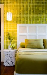 Papéis de parede verdes: mais de 200 fotos de design para o seu interior. Que papéis de parede são adequados para paredes no quarto, cozinha, sala de estar?