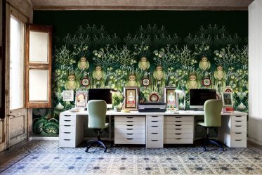 ภาพพื้นหลังสีเขียว: ภาพถ่ายที่ออกแบบมากกว่า 200 ภาพสำหรับตกแต่งภายในของคุณ วอลล์เปเปอร์อะไรที่เหมาะสำหรับผนังในห้องนอน, ห้องครัว, ห้องนั่งเล่น?