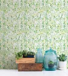 Wallpaper hijau: 200+ Foto Reka bentuk untuk kawasan pedalaman anda. Dinding apa yang sesuai untuk dinding di dalam bilik tidur, dapur, ruang tamu?
