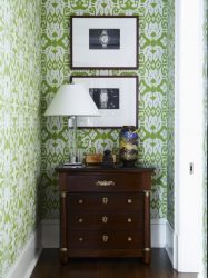 Gröna tapeter: 200+ Designbilder för ditt interiör. Vilka tapeter är lämpliga för väggar i sovrummet, köket, vardagsrummet?