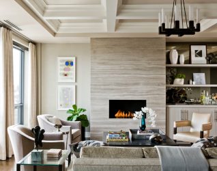 Elegancia discreta del estilo americano: elegir un diseño para un apartamento (sala de estar, dormitorio, cocina)