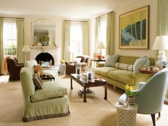 Sự thanh lịch kín đáo của phong cách Mỹ: Chọn thiết kế cho một căn hộ (phòng khách, phòng ngủ, nhà bếp)