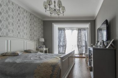 신중한 우아한 아메리칸 스타일 : 아파트 디자인 선택 (거실, 침실, 주방)