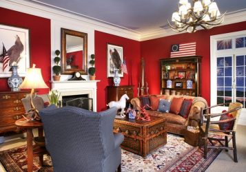 Διακριτική κομψότητα του αμερικανικού στυλ: Επιλέγοντας ένα σχέδιο για ένα διαμέρισμα (σαλόνι, υπνοδωμάτιο, κουζίνα)