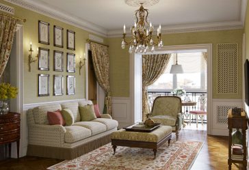 Intrări cheie ale interiorului apartamentului în stil englez: Adaptați-vă pentru dvs. (living, dormitor, bucătărie, baie)